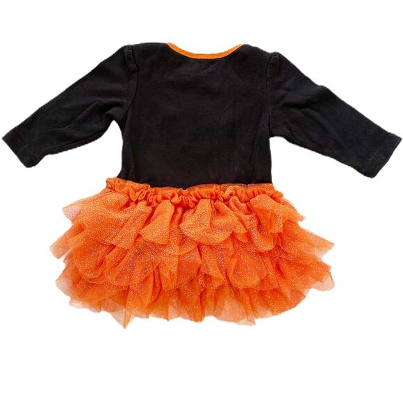 Holiday Traditions Pumpkin Sparkle Dress 3-6M - Picture 2 of 6